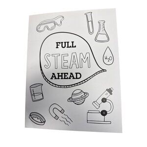 Full Steam Ahead STEM Science Activity Workbook Set For Kids 6 Pack Educational